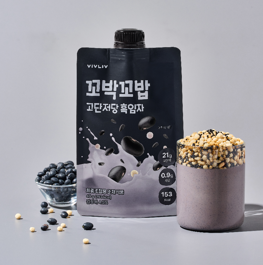 VIVLIV低糖高蛋白便攜式手搖奶昔40g 7入 (芝麻口味）
