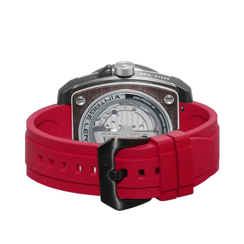 橡膠快拆錶帶（紅色）