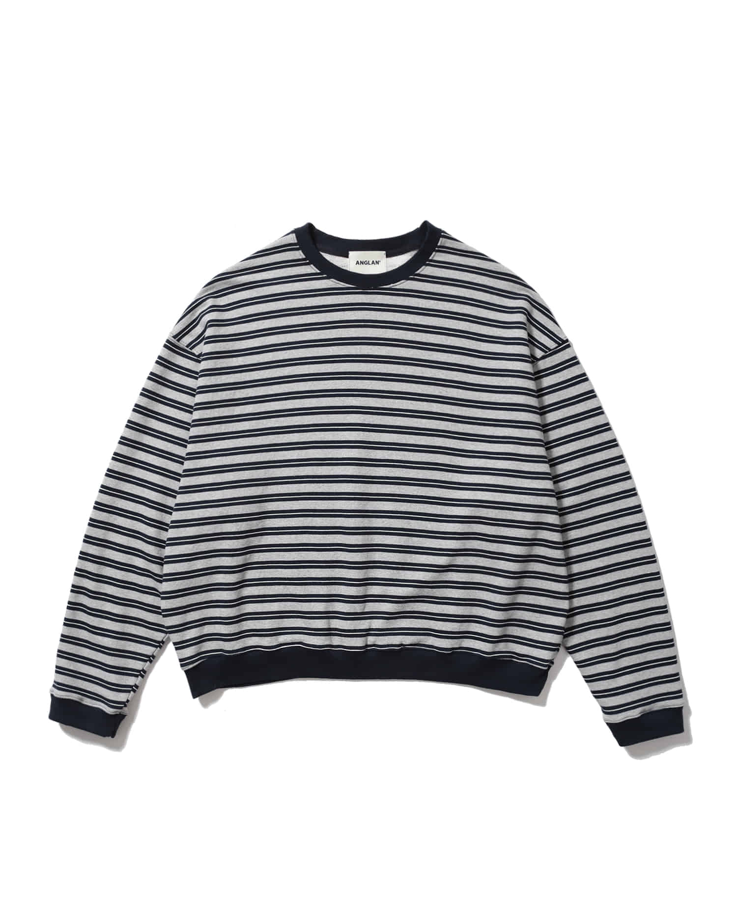 灰色條紋休閒衛衣