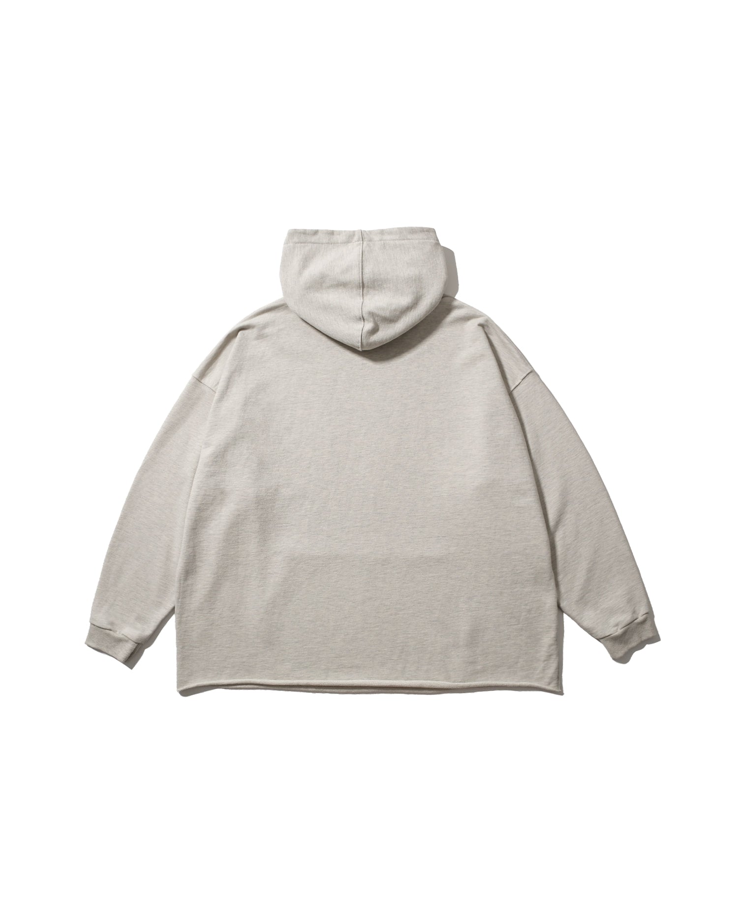 Width 字樣印花連帽上衣（燕麥米色）