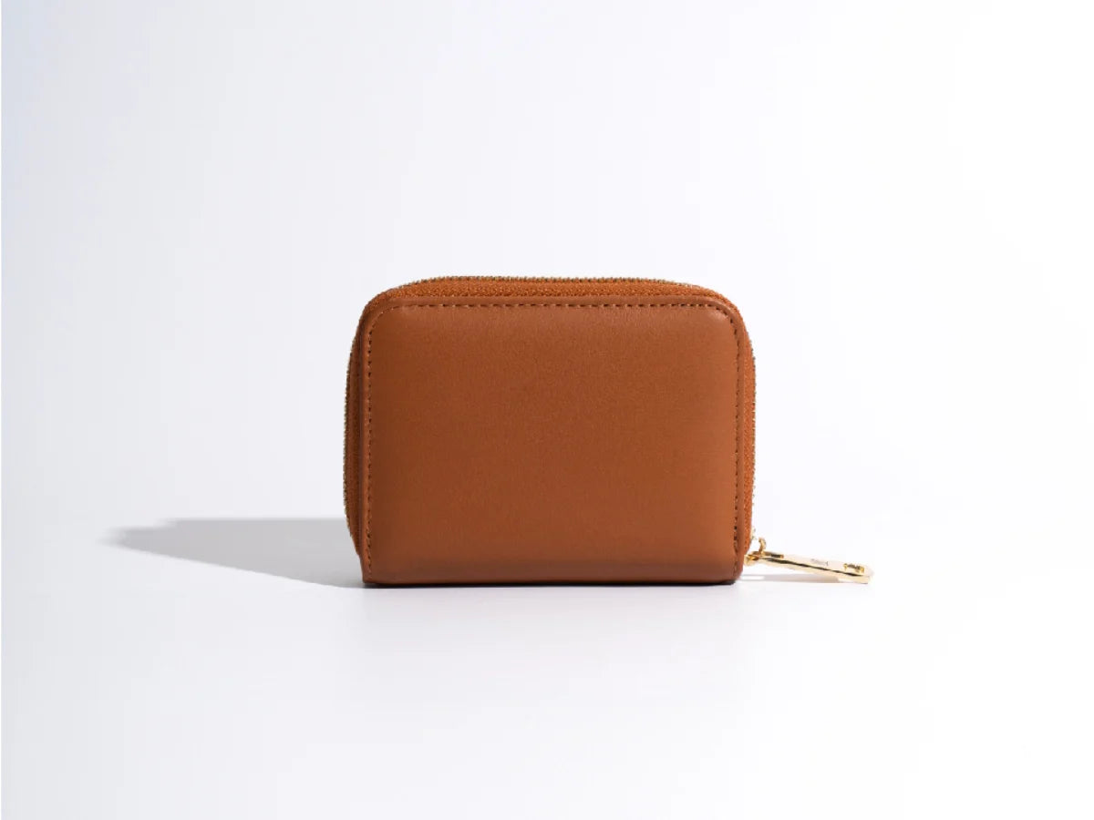 韓製真皮【Max Wallet 超容短夾】金棕色