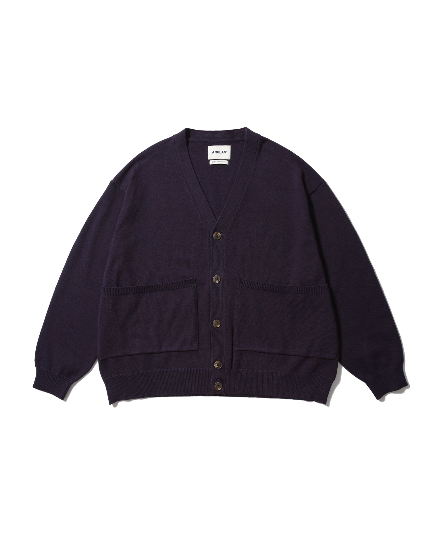 懶人風口袋開襟外套（紫色）